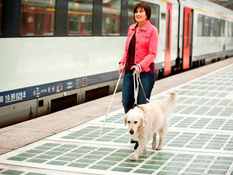 La carte nationale de réduction pour les transports en commun est avantageuse pour aveugles et malvoyants.