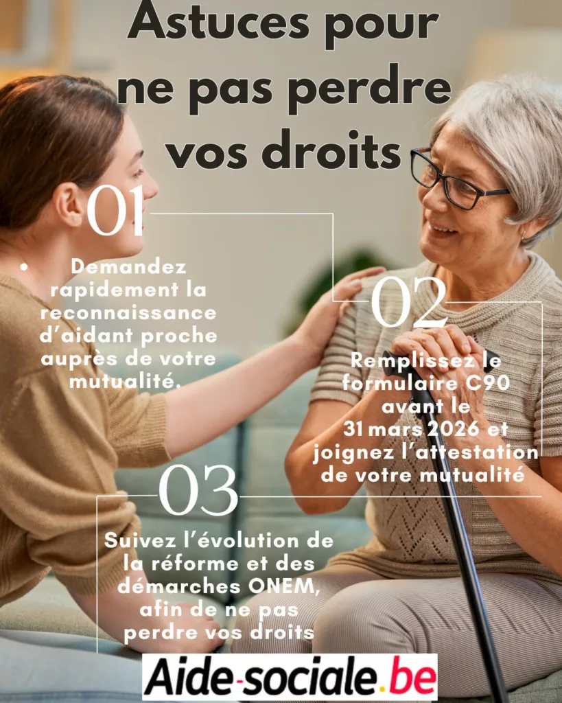 Astuces concrètes pour aider un aidant proche à ne pas perdre ses droits aux allocations chômage.