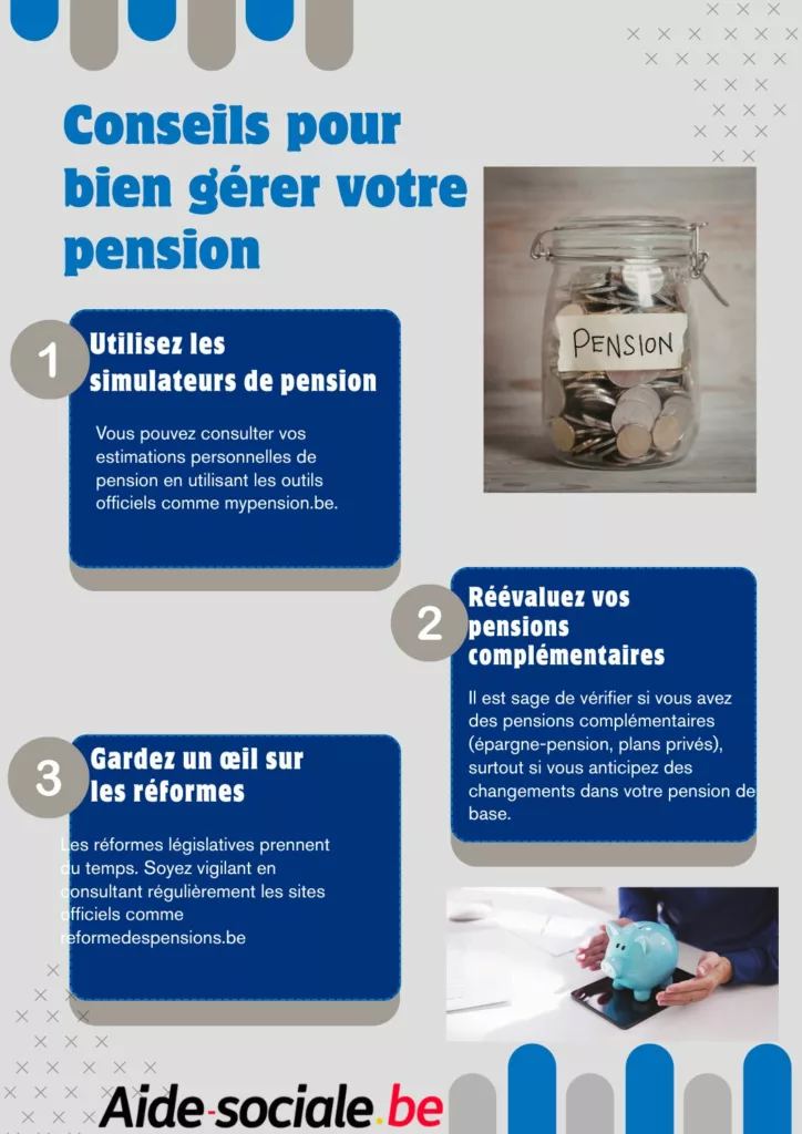Conseils pour bien gérer sa pension au taux isolé ou au taux ménage.